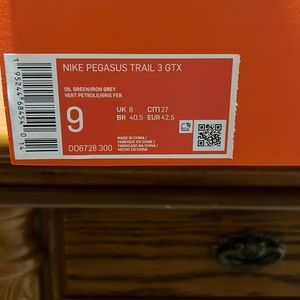 Nike Pegasus GTX 3 Gortex trail shoes